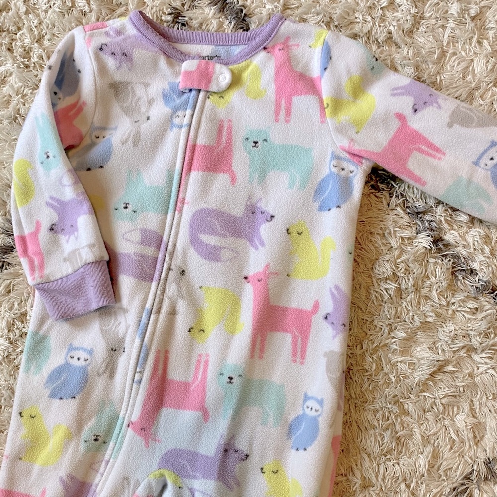 Footed Fleece Pajamas